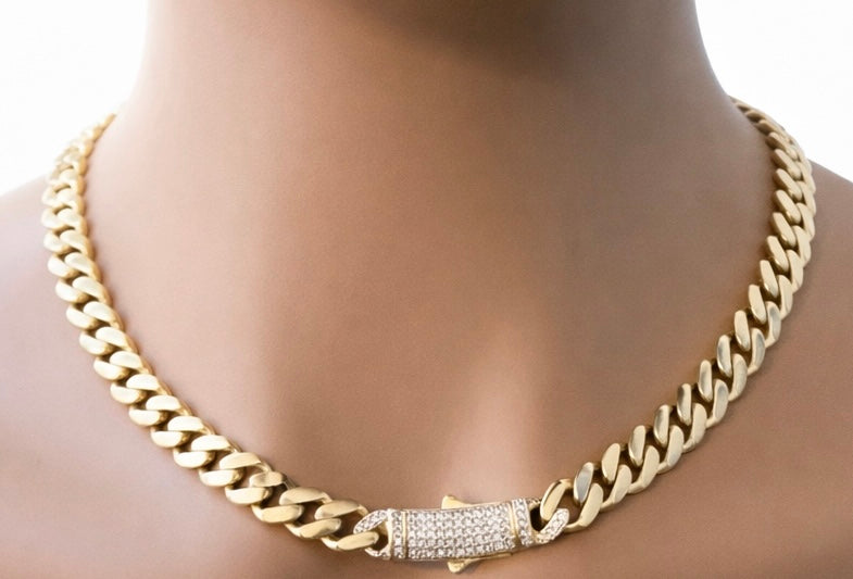 14K Gold Cuban Link Chain – Luxury Edition